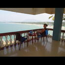 Der Ausblick von unserer Terrasse